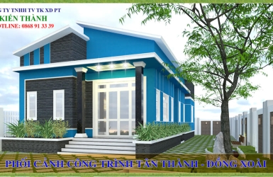 THIẾT KẾ BIỆT THỰ NHÀ HIỆN ĐẠI - ĐỒNG XOÀI, BÌNH PHƯỚC