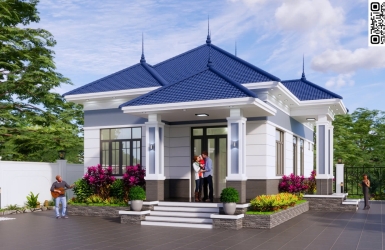 THIẾT KẾ XÂY DỰNG MẪU NHÀ MÁI NHẬT 1 TẦNG ĐẸP - HIỆN ĐẠI - GIÁ RẺ 