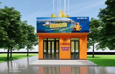 THIẾT KẾ XÂY DỰNG VĂN PHÒNG TƯ VẤN DU HỌC BÌNH PHƯỚC