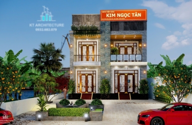DỰ ÁN THIẾT KẾ XÂY DỰNG TIỆM VÀNG KIM NGỌC TÂN BÌNH PHƯỚC 