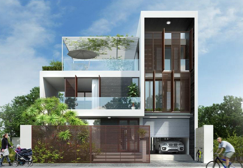 Nhà Phố Hiện Đại