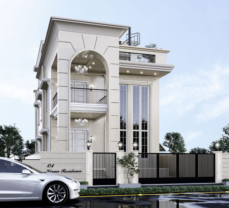 Nhà Phố Tân Cổ Điển